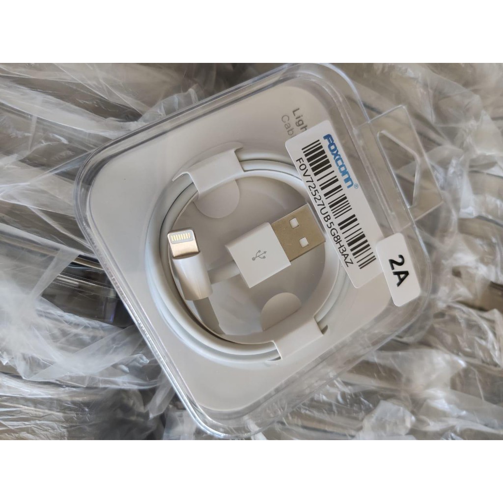 Cabo Carregador para iPhone 5 iPhone 6 iPhone 7 iPhone 8 e iPhone X Novo na Caixa