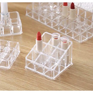 Organizador de Maquiagem Cosmeticos Porta Batom Acrilico 9 Divisorias em Oferta na Shopee