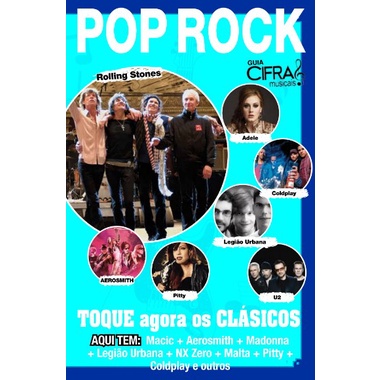 collar distress hit Pop Rock: Guia de Cifras | Shopee Brasil