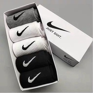 [Envio Em 24 Horas Do Ano] NK Macarone Mistura Meias Esportivas Casuais Tubo Alto macaron Esportes Versátil De Longo Cor Sólida Maré