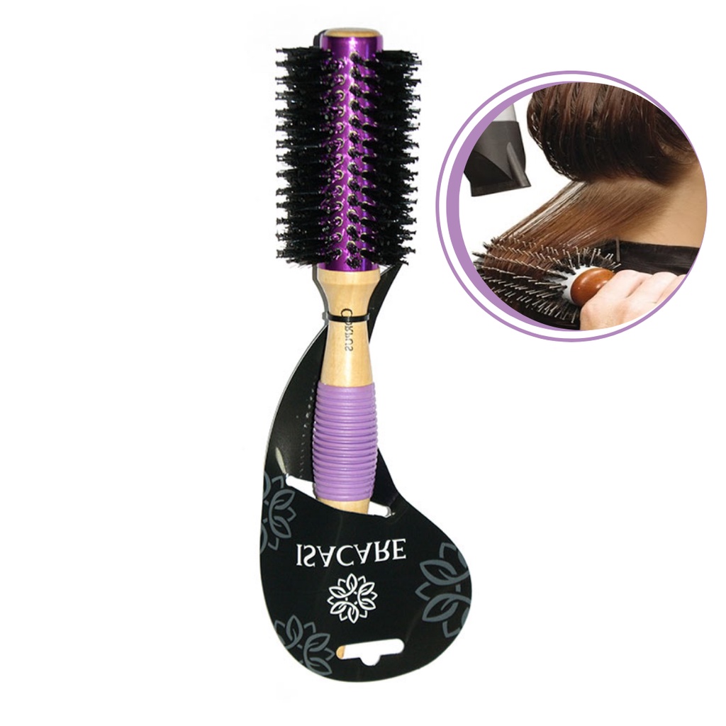 Escova Profissional Cabelo Térmica Metálica Para Escovar Cabelereira ...