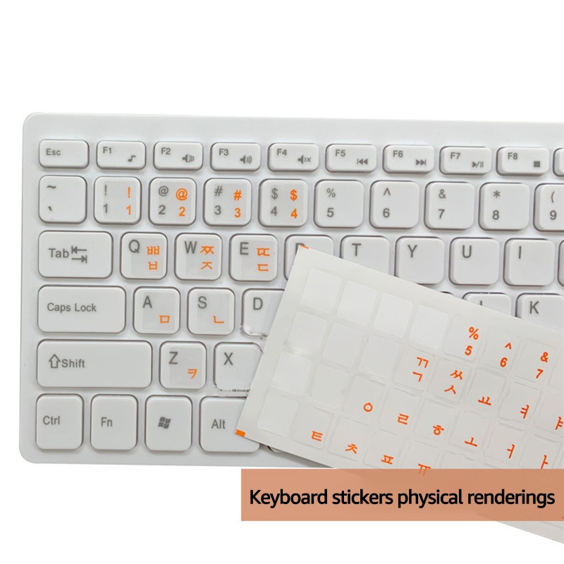 Adesivo Para Teclado PVC Coreano Substituição Do em Oferta na Shopee