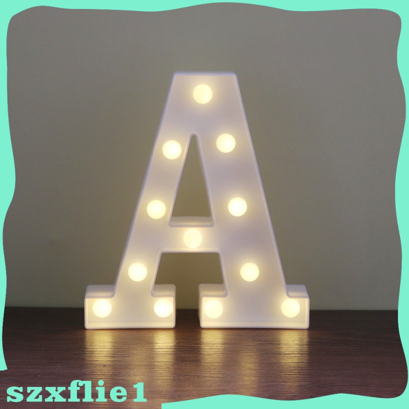 Alfabeto De Claro Led Criativo Com Letras Do Alfabeto Que Acende A Luz Shopee Brasil