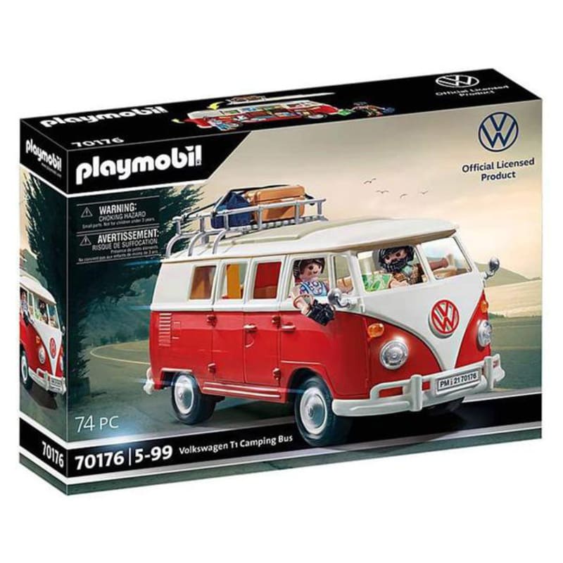 Volkswagen T1 Camping Bus Kombi Playmobil 74 Peças