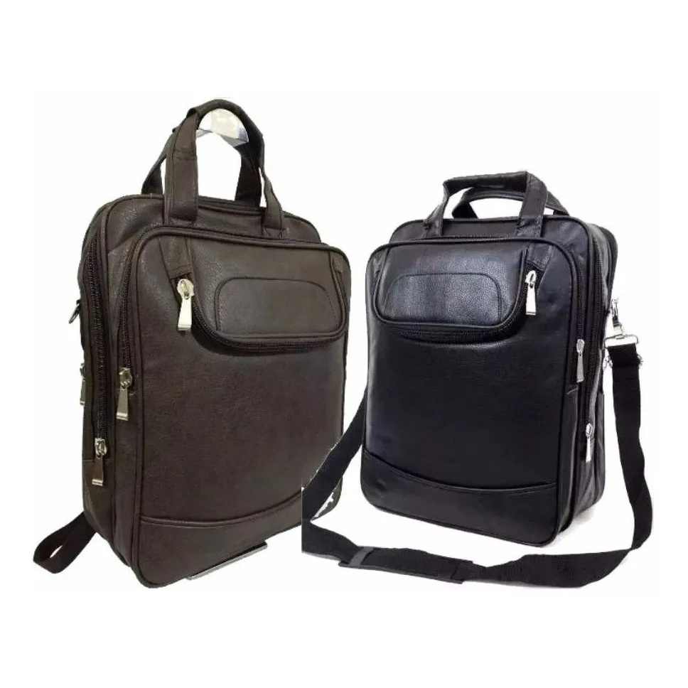 Pasta Mochila Executiva Masculina Executiva Couro em Oferta na Shopee