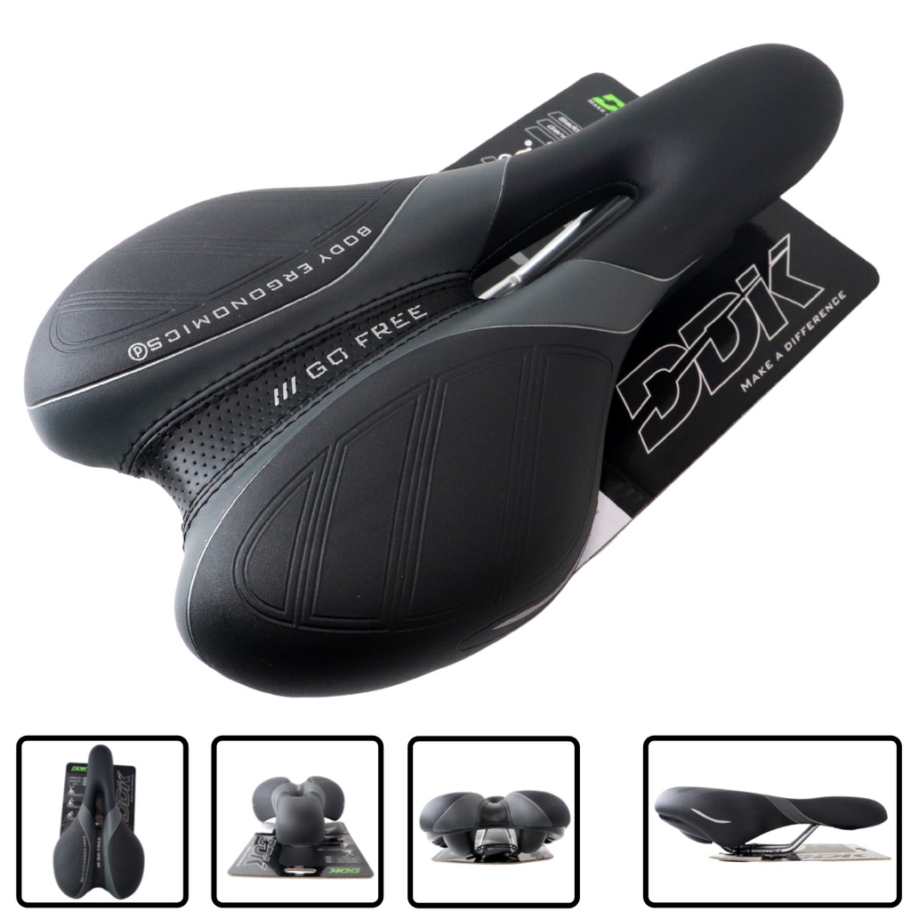 Selim Ddk Go Free Mtb Banco Vazado Preto