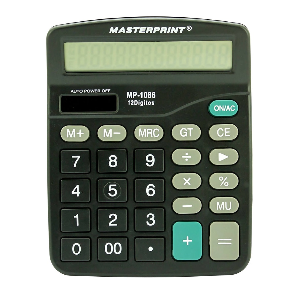 Calculadora Eletrônica de Mesa 12 Dígitos Mp1086 Masterprint !!!!!! - Miniatura 2