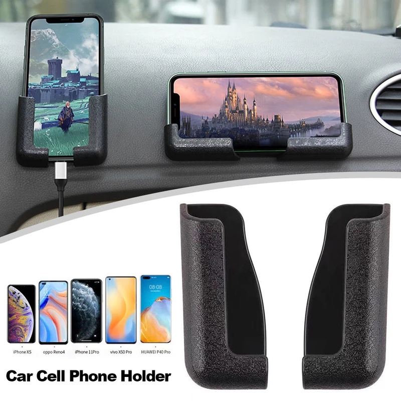 Suporte Universal De Celular Para Carro De Telefone Exibição GPS Multifuncional Largura Ajustável Acessórios Interiores