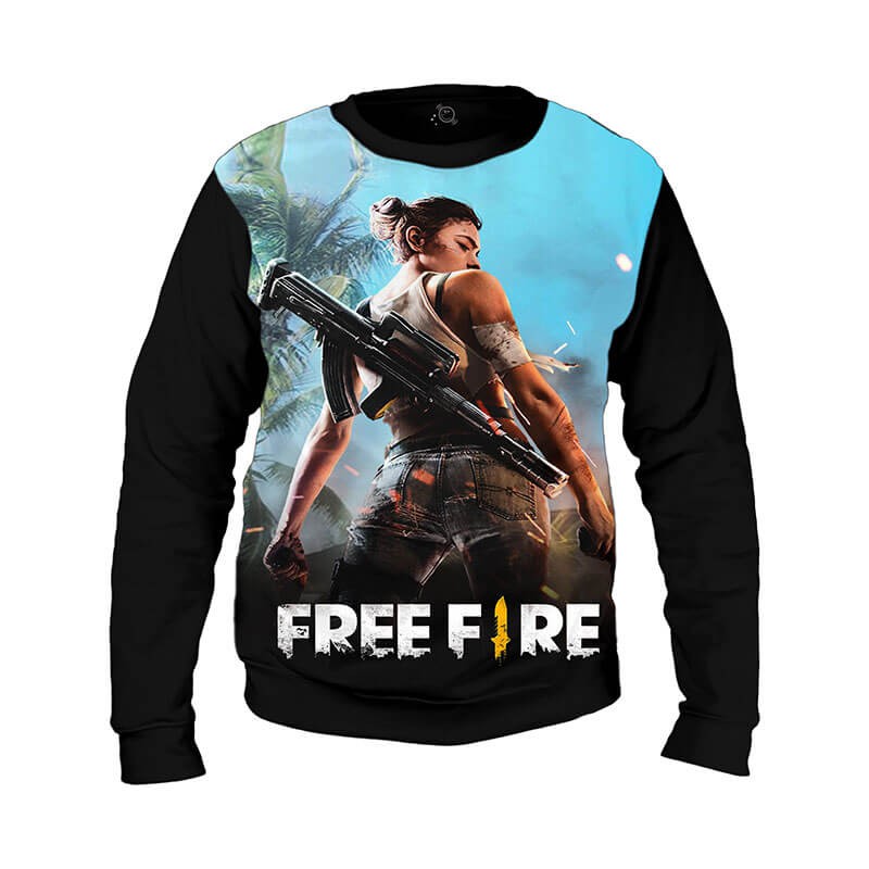 moletom free fire mercado livre