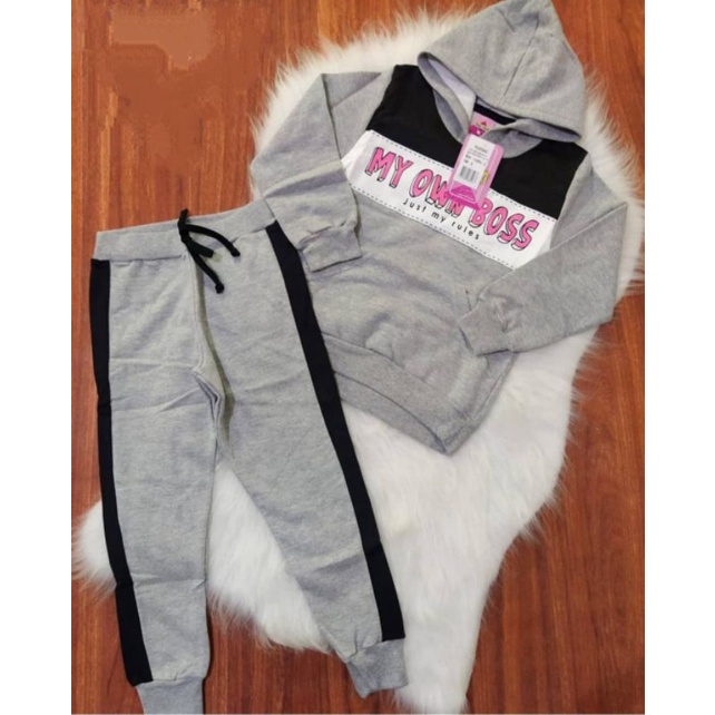 conjunto de moletom flanelado Feminino