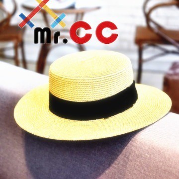 Chapeu Palha Boater Palheta Aba 7,5 A 8cm Colecao Verao 2020