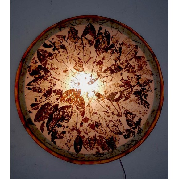 Luminária Quadro Decorativo Arandela de Parede Mandala Iluminada Luminária Rustica Sala 60cm