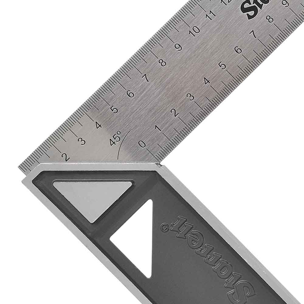 Esquadro Cabo Metálico 10' - 250mm Starrett - Home & Living