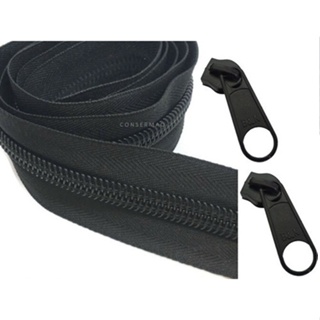 10 Metros Zíper Nº 10 Nylon Extra Grosso + 10 Cursor Preto em Oferta na Shopee