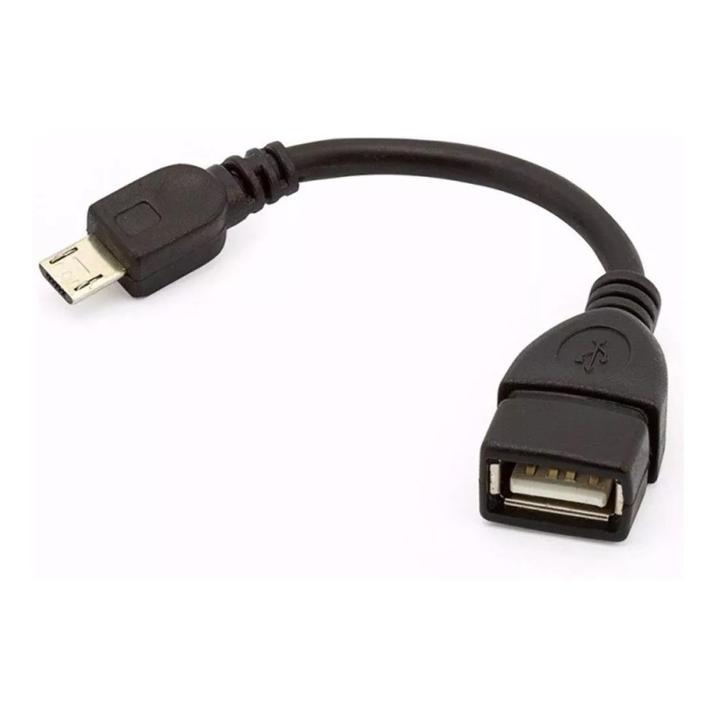 Adaptador Celular Otg Micro Usb V8 x Usb Pen Drive Mouse Teclado