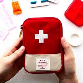 Kit Médica De Primeiros Socorros Portátil Viagem Acampamento Ao Ar Livre Útil Mini Medicina Saco De Armazenamento em Oferta na Shopee