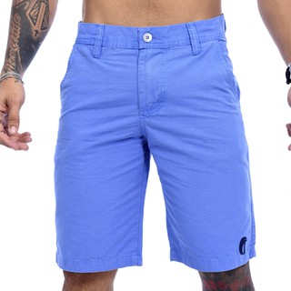 Bermuda Sarja Tradicional Masculina Azul Top - Icari Fashion