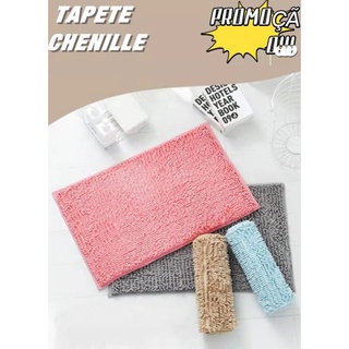 Tapete Macarrão 40x60 Antiderrapante Sintético Linha Luxo Extra Macio Porta / Banheiro