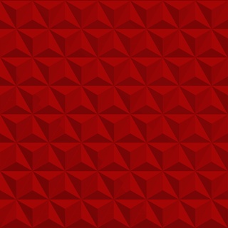 Papel De Parede Geométrico Efeito 3d Vermelho Adesivo