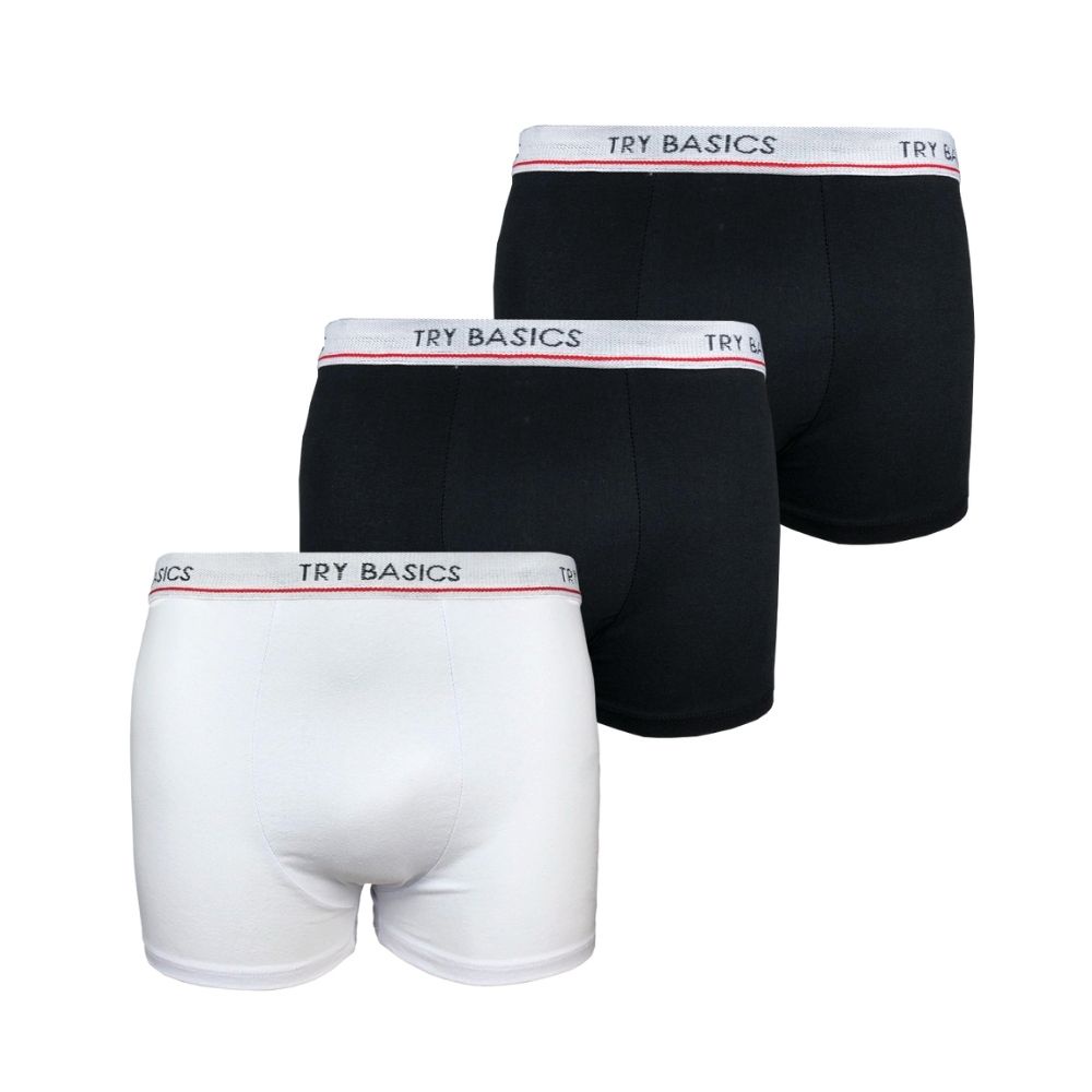 Kit 3 Cuecas Boxers Infantil Box Algodão Cotton Conforto