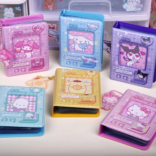 Sanrio Mini Álbum De Fotos 40 Bolsos 3 Polegadas Instax Polaroid PVC Porta-Cartões De Crédito Fichário mymelody Kuromi Cinnamoroll Pochacco Presente Infantil em Oferta na Shopee