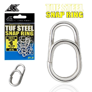 JK New Fishing Rings Stainless Steel Split Rings High Quality Strengthen Solid Ring Lure Connecting Ring Fishing Accesso