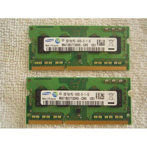 Samsung Pc3-10600s-9-11-b2 Memoria 2 X 2gb ( Apple Mac Mini)