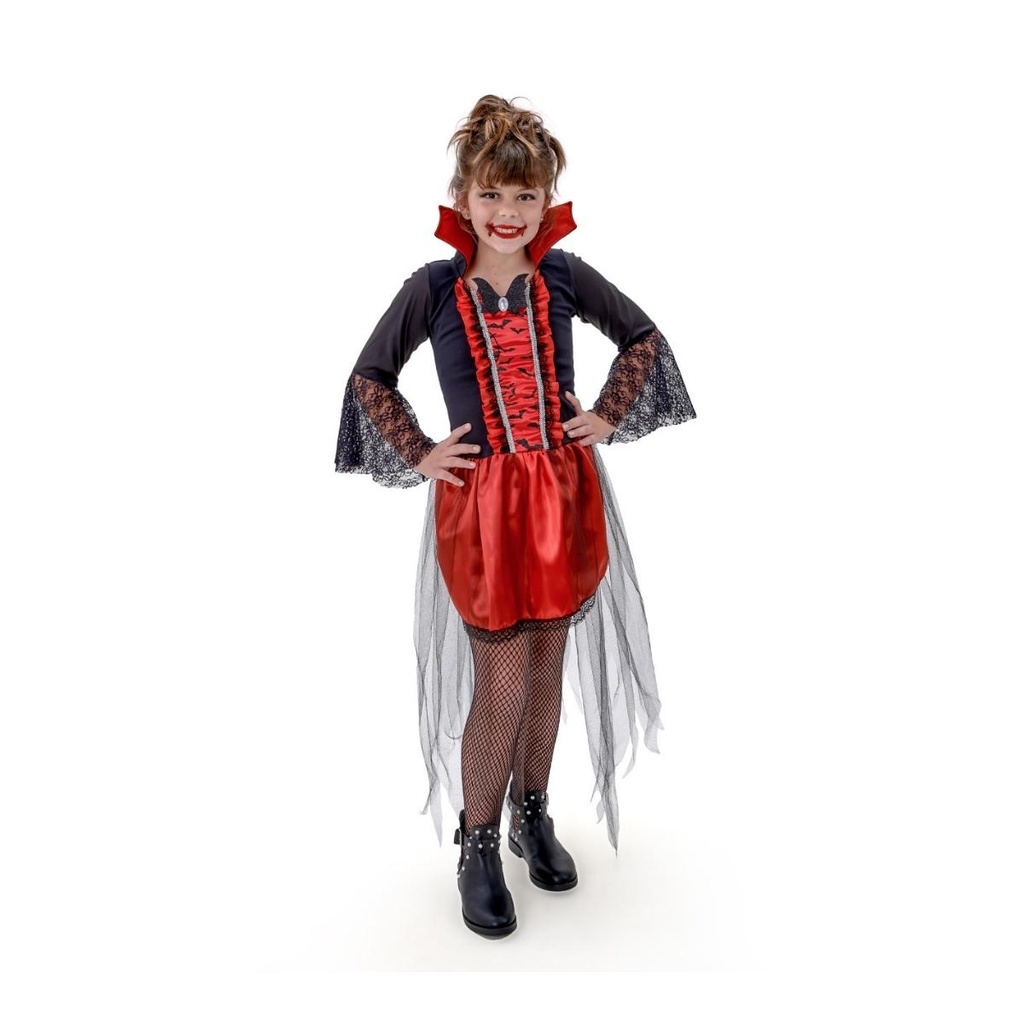 Fantasia Vampira Infantil em Oferta | Shopee Brasil 2024