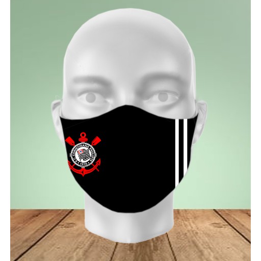 Máscara Personalizada CORINTHIANS (tecido triplo) | Shopee Brasil