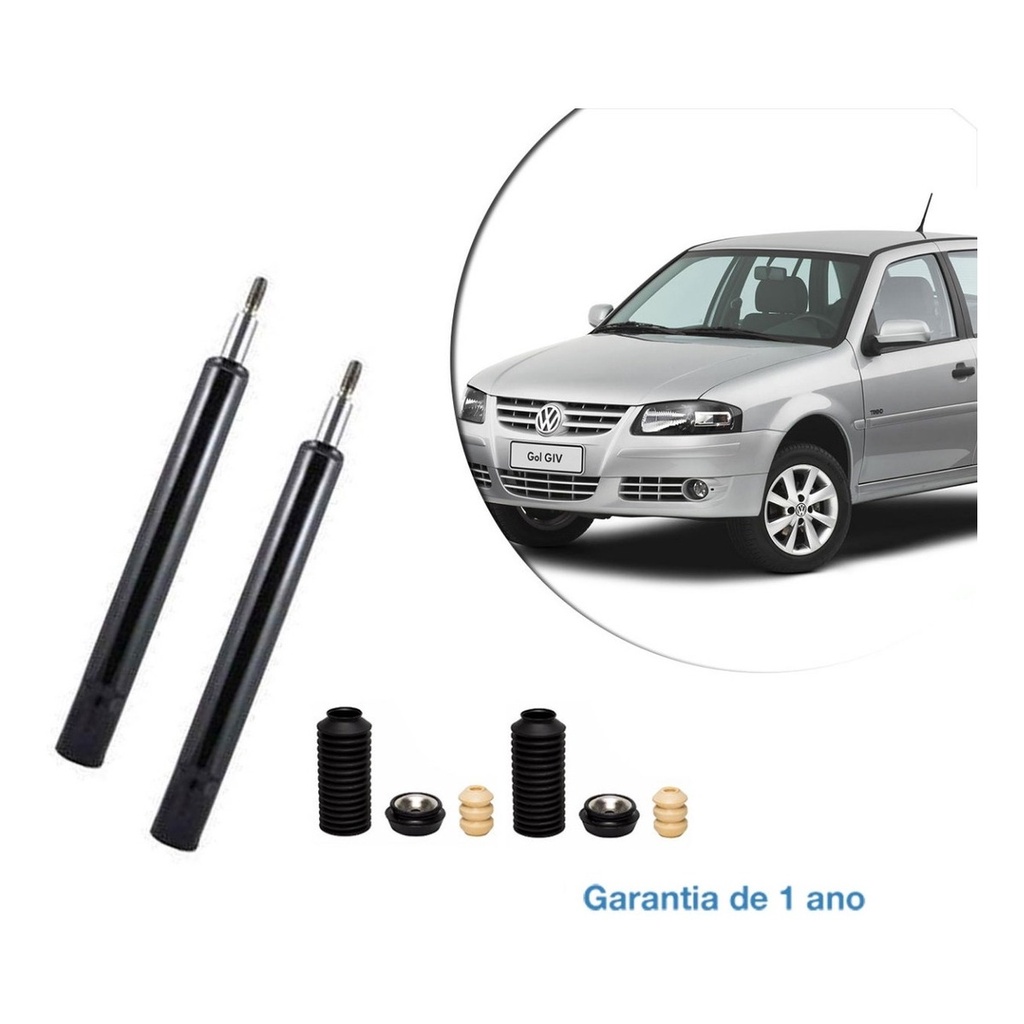 Par De Amortecedores Gol Bola G4 Dianteiros + Kit Batente | Shopee Brasil