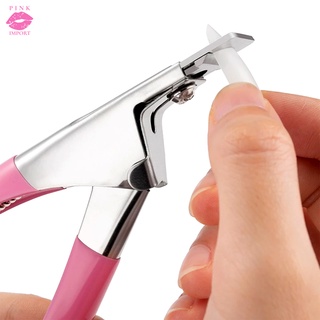 Cortador De Unhas Tips Alicate Postiça Profissional Acrigel Alongamento