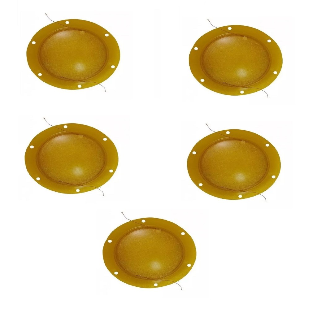 5 Reparo Membrana Parcial MusicAll Para Driver Hdc3000 / D405 Trio / D450 Trio Corneta Jarrão
