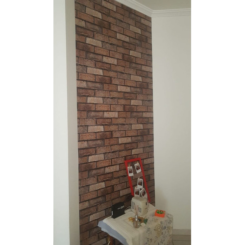 Papel de  Parede  Tijolo Envelhecido Rustico ( Rolo 3M)