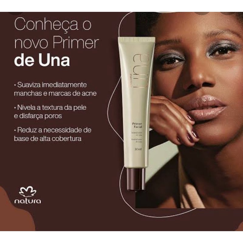 Primer facial neutralizador de tons natura Una | Shopee Brasil