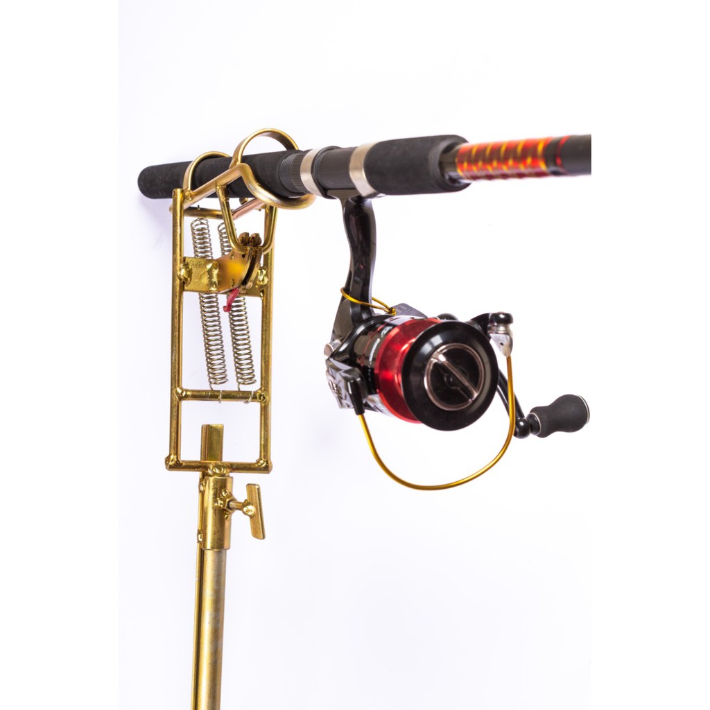 Kit 4 Peças Suporte Fisgador Automatico 2molas Vara D Pesca Kit 4 Peças