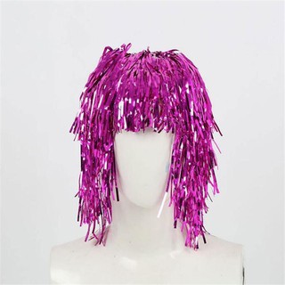 Peruca Metalizada Diversas cores para Festa Carnaval - Envio Imediato .