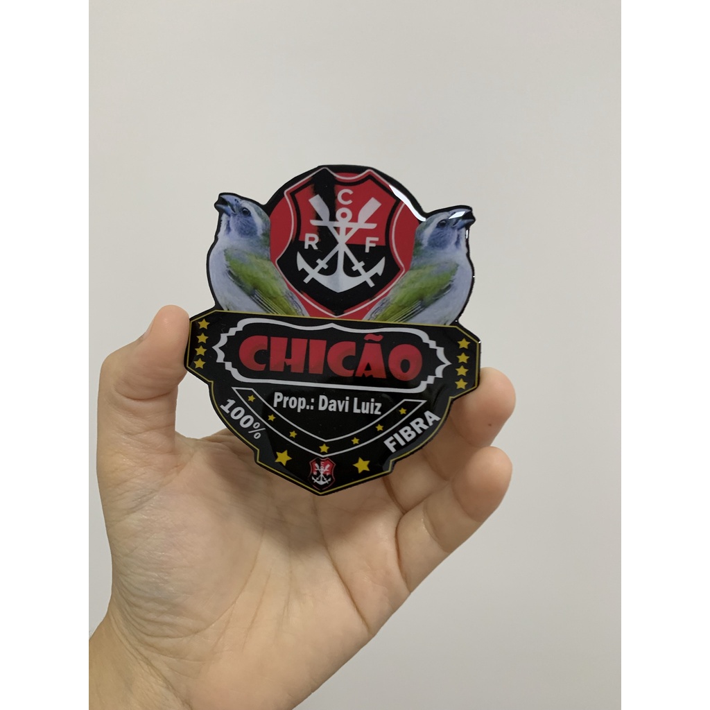Placa personalizada para gaiola de pássaro; flamenguista,placa pra coleiro, placa de trinca ferro, placa de azulão, placa de curió, placa de tiziu, placa para galo de campina, placa para caboclinho, placa para sibite, placa para todas espécies de pássaros