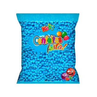 Confeito Bolinhas Festa 500gr Kuky - Tutti-Frutti (azul)