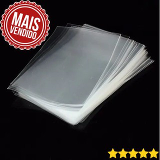 Saco PP. 100 ou 500 Gramas de Plástico Transparente Brilhoso. Saquinho Cristal. Embalagem de Polipropileno.