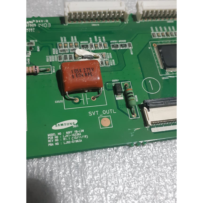Placa Ybuffer Samsung Lj41-10336a Lj92-01963a Pl60f5000.