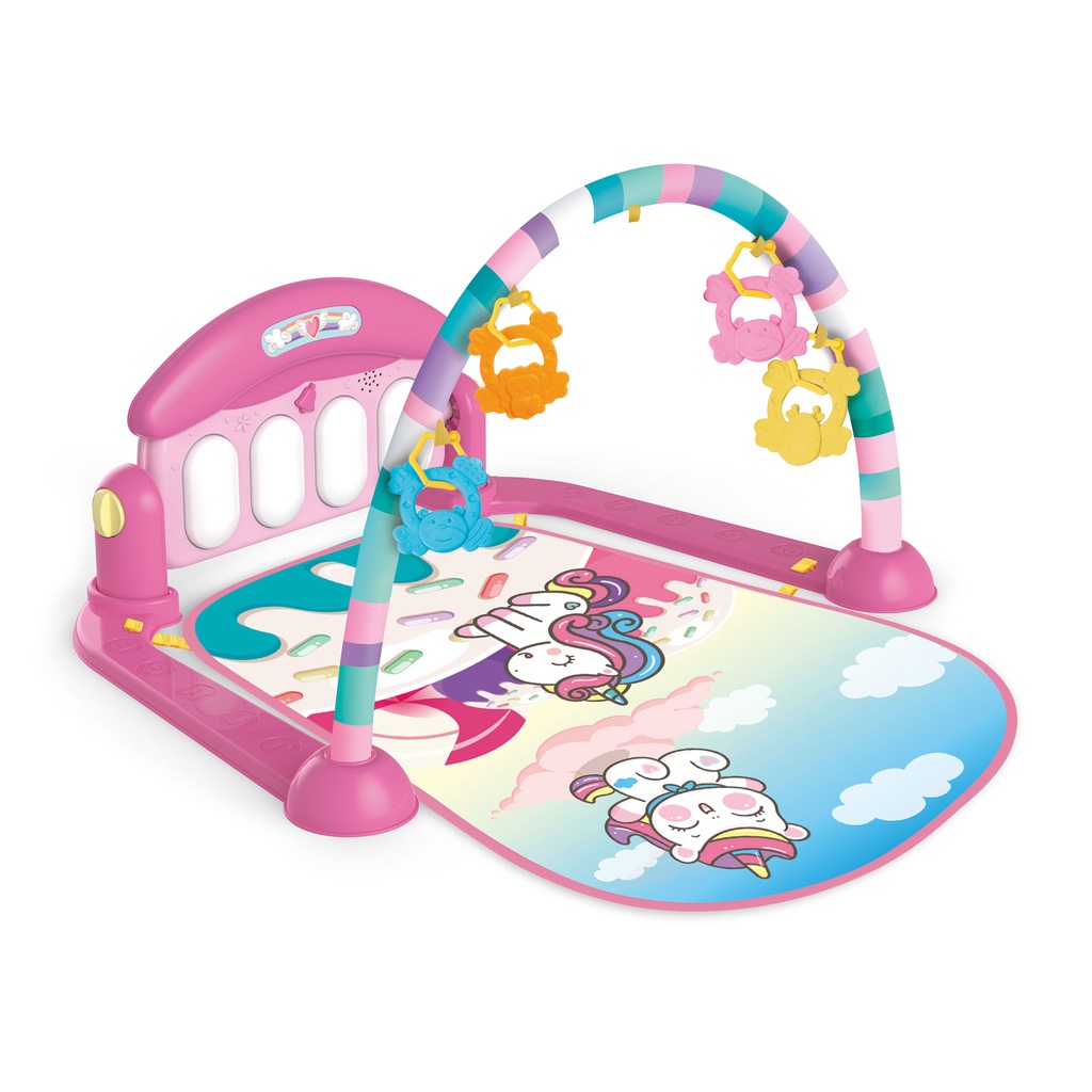 Tapete de Atividades Joy Arco-Íris Piano Musical Replay Kids - Mom & Baby