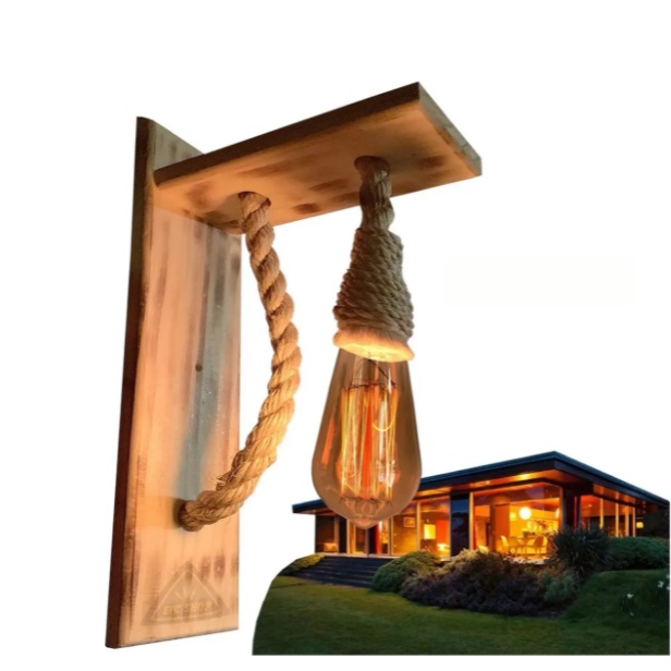 Arandela Rústica Madeira Externa: Onde Comprar | BuscaProdutos