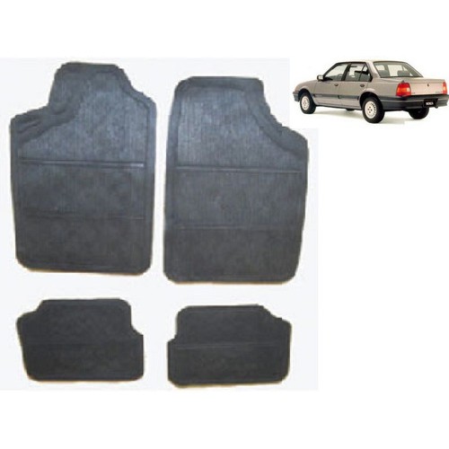 Jg. Tapete Borracha Gm Monza/kadett/ipanema Preto (4pç) Daud