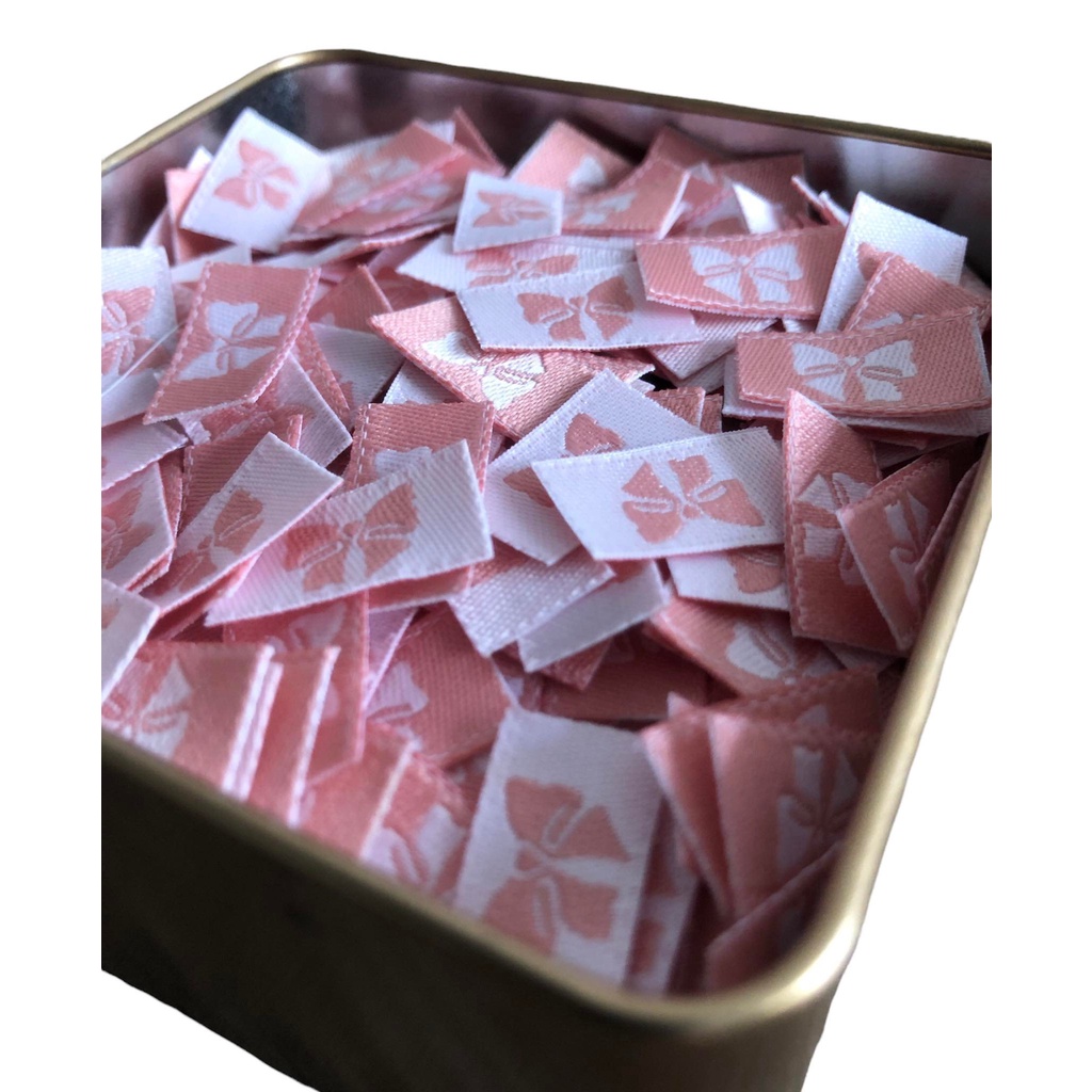 Etiqueta Cia do Aplique Bordada Em Alta Definição Para Laço em Oferta na Shopee