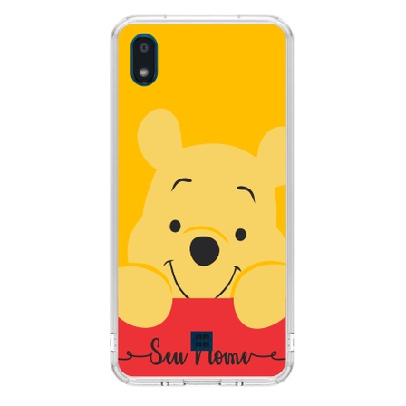 Capa de Celular Capinha LG K8 Plus Personalizada  - Pooh Com Nome
