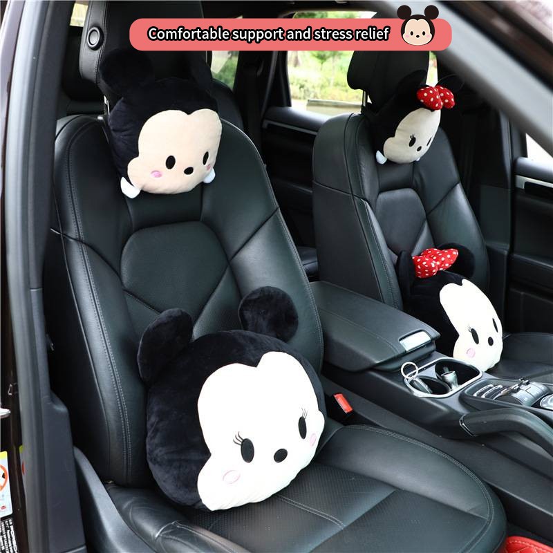 Encosto De Cabeça Mickey Lombar Para Carro cartoon Bonito /