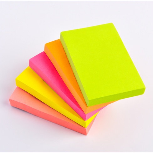 Bloco Adesivo Papel Lembrete e Anotações78mm x36mm （160 Folhas ）