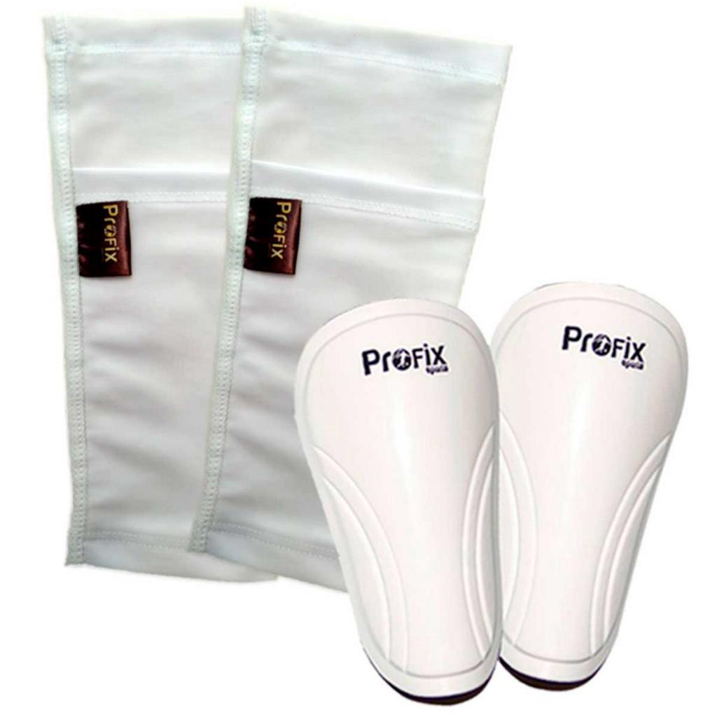 Kit Caneleira Profix Adulto - Caneleira Profix Branca e Porta Caneleira Profix branco