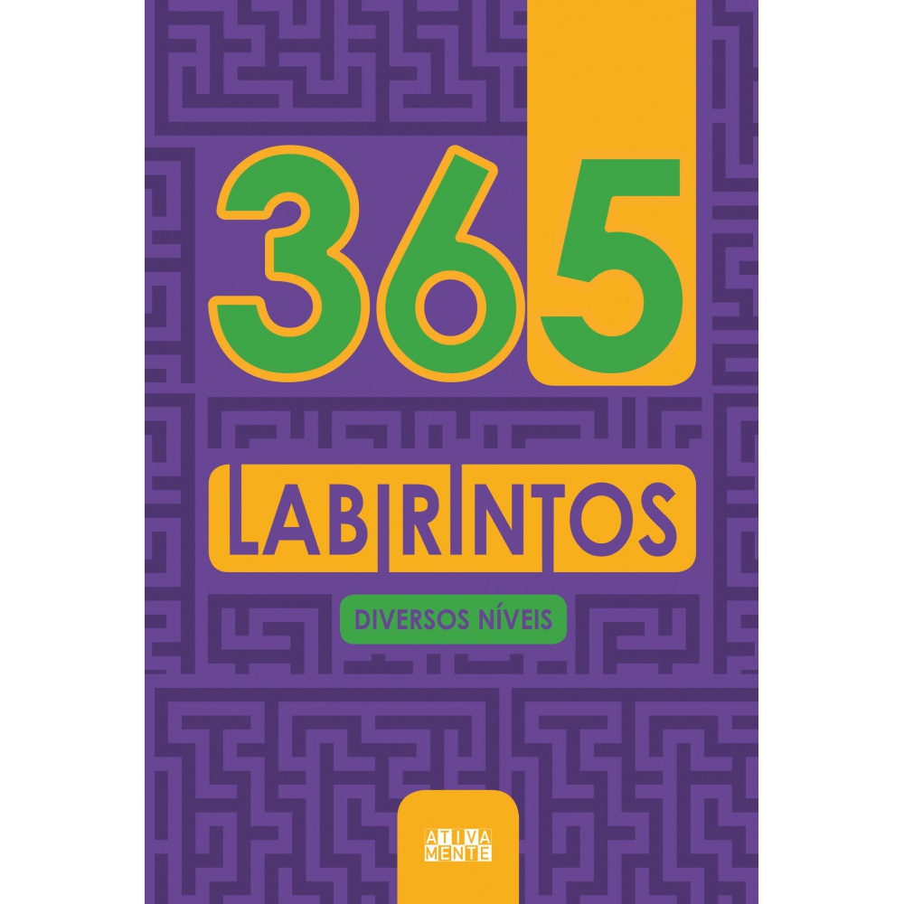 Livro - 365 labirintos - Capa comum - Ativamente em Oferta na Shopee