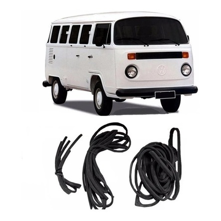 Kit Borracha Porta Dt. Lateral Mala Kombi Clipper 76 97